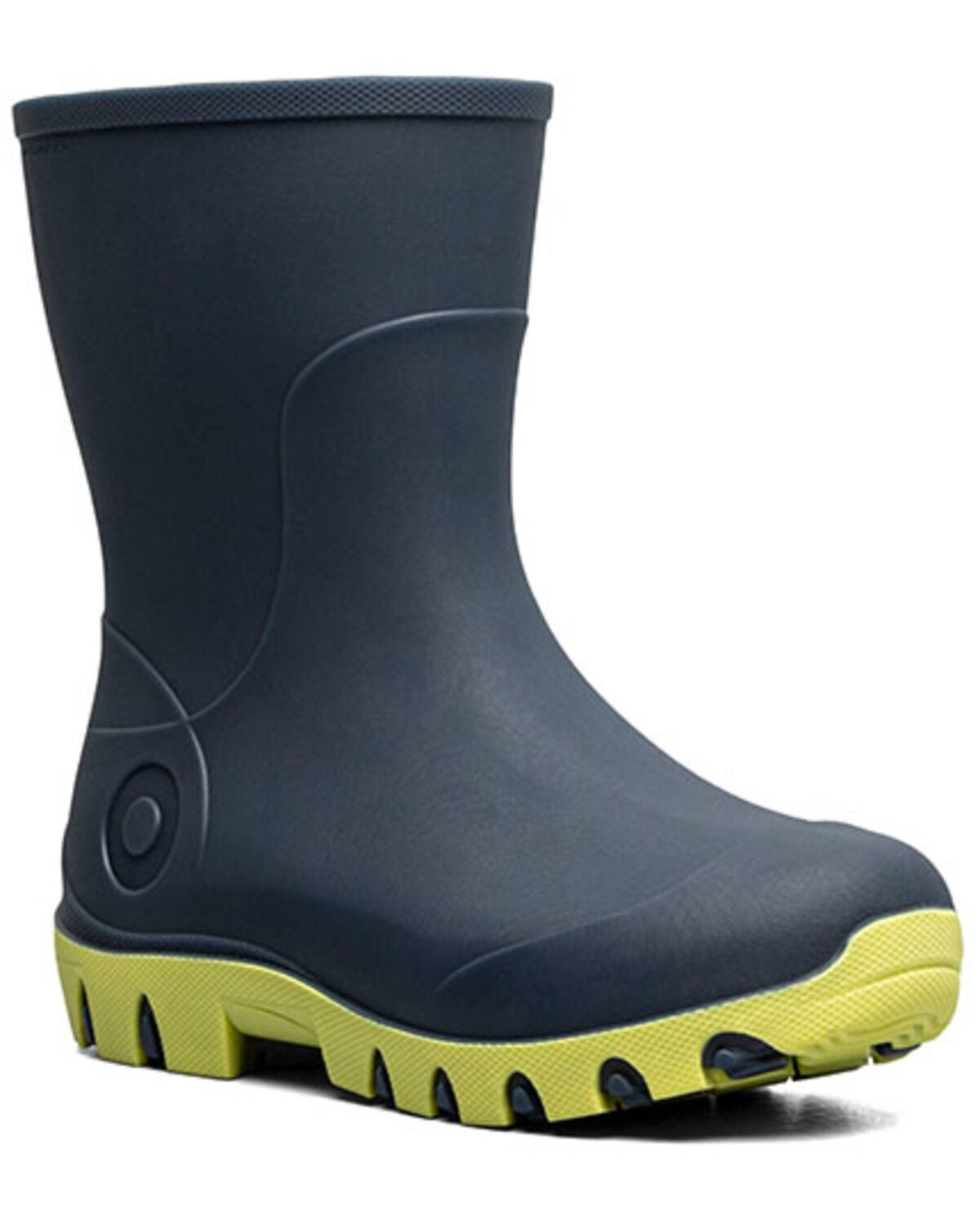 Bogs Boys' Essential Rain Boots - Round Toe, Navy, hi-res