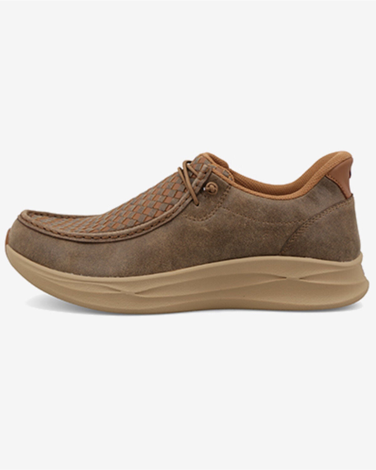 Image #3 - Twisted X Men's Feather X&trade; EZ On Casual Shoes - Moc Toe, Brown, hi-res