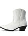 Image #2 - Ariat Women's Darlin Zipper Booties - Round Toe, White, hi-res