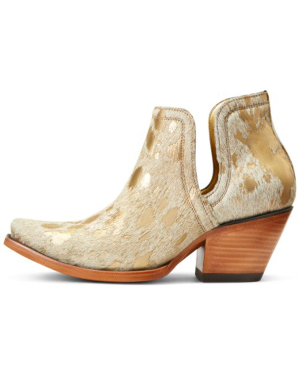 Image #2 - Ariat Women's Dixon Haircalf Western Booties - Snip Toe, , hi-res