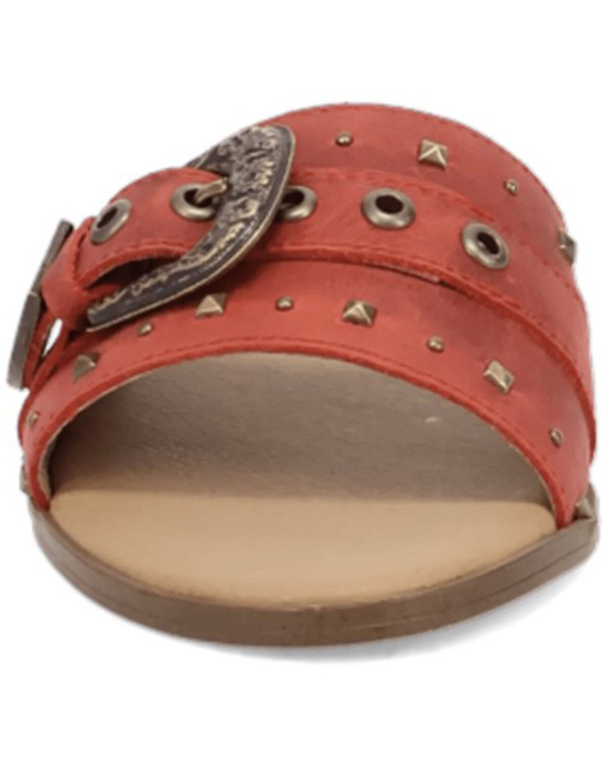 Image #4 - Dingo Women's Lariat Sandals, Red, hi-res