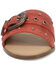 Image #4 - Dingo Women's Lariat Sandals, Red, hi-res
