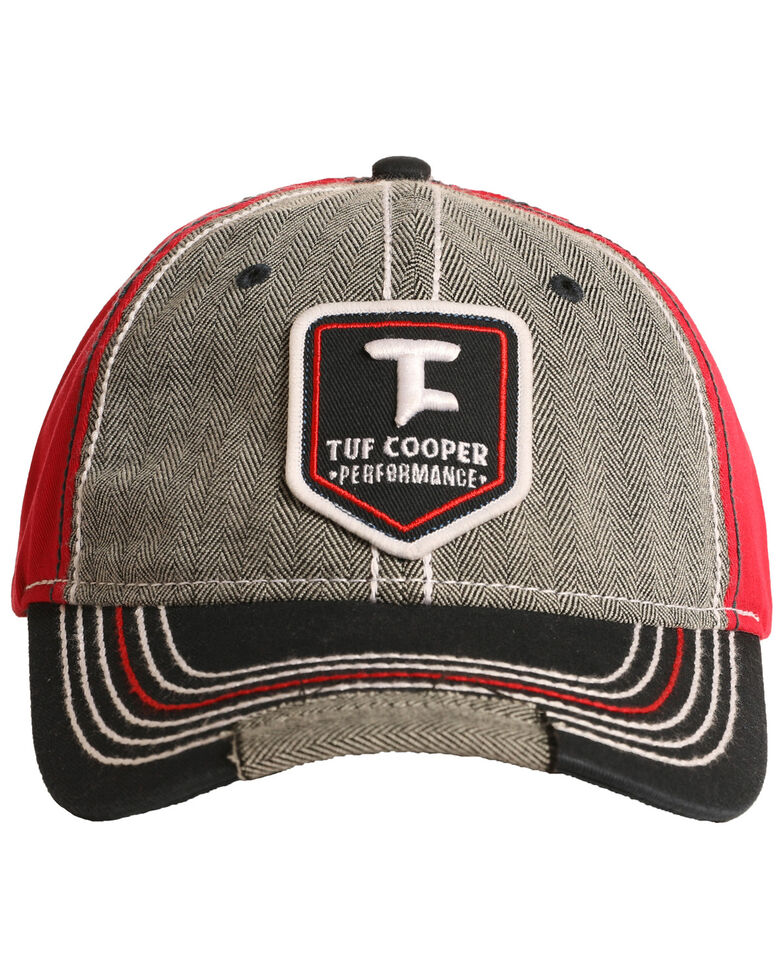 Tuf Cooper Men's Grey Emblem Patch Cap, Grey, hi-res