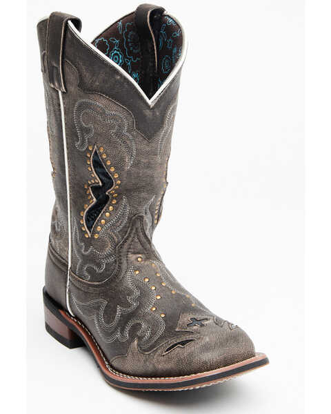 Image #1 - Laredo Women's Spellbound Western Performance Boots - Broad Square Toe, Brown, hi-res