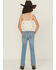 Image #3 - Shyanne Little Girls' Light Wash Shayla Bootcut Stretch Denim Riding Jeans, Light Wash, hi-res