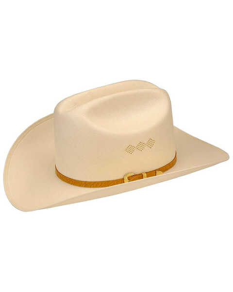Larry Mahan El Primero 15X Straw Cowboy Hat, Ivory, hi-res
