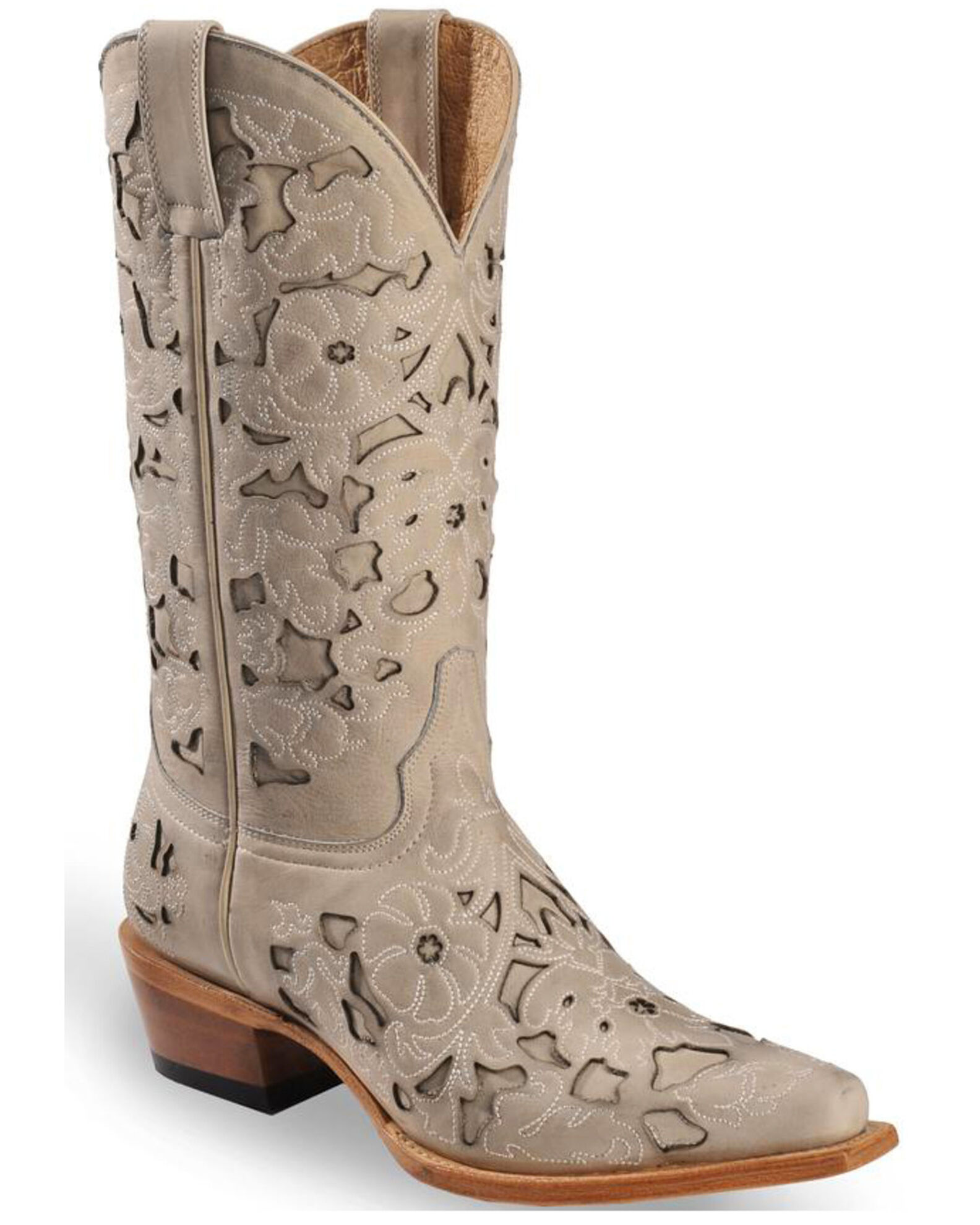Laser cut new arrivals boots