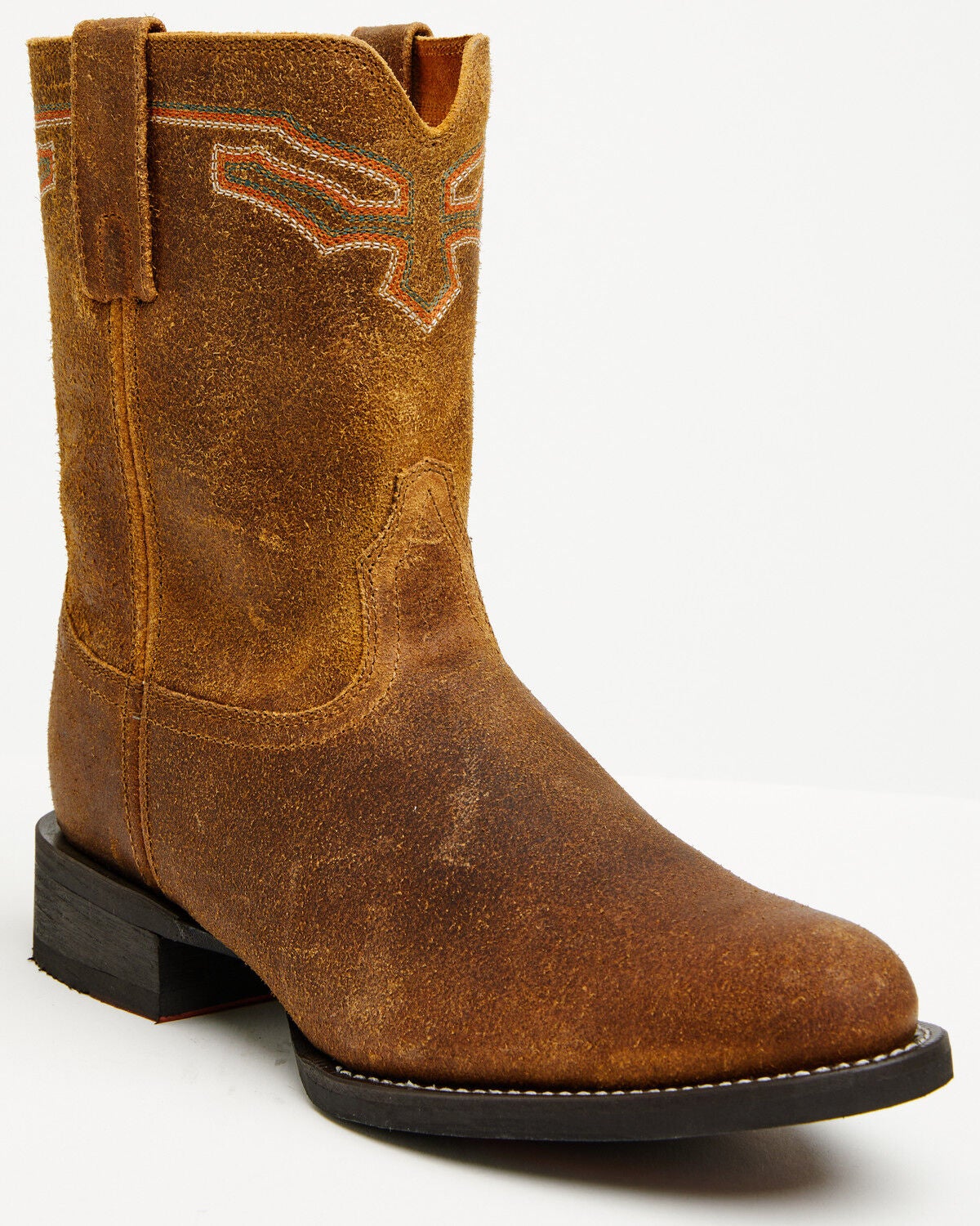 Laredo Men's Bravado Roper Performance Western Boots - Round Toe, Tan, hi-res