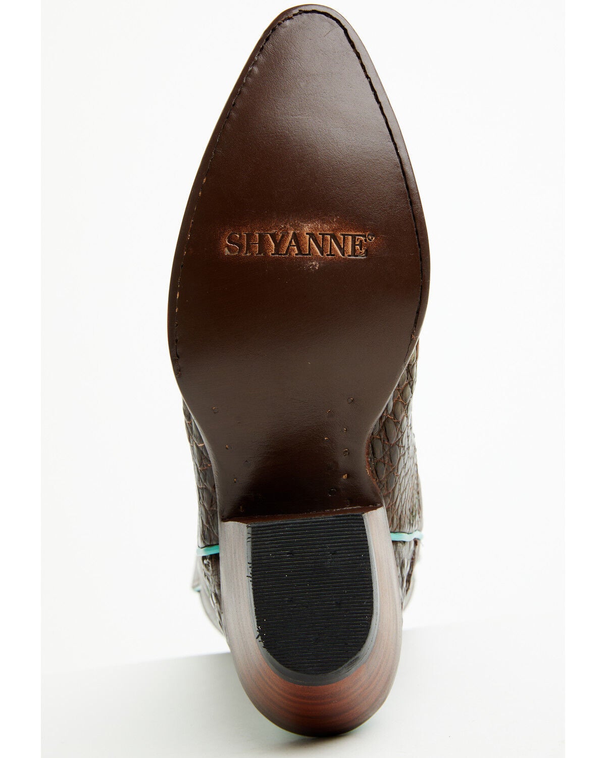 Image #7 - Shyanne Women's Maggie Exotic Caiman Western Boots - Round Toe, Multi, hi-res