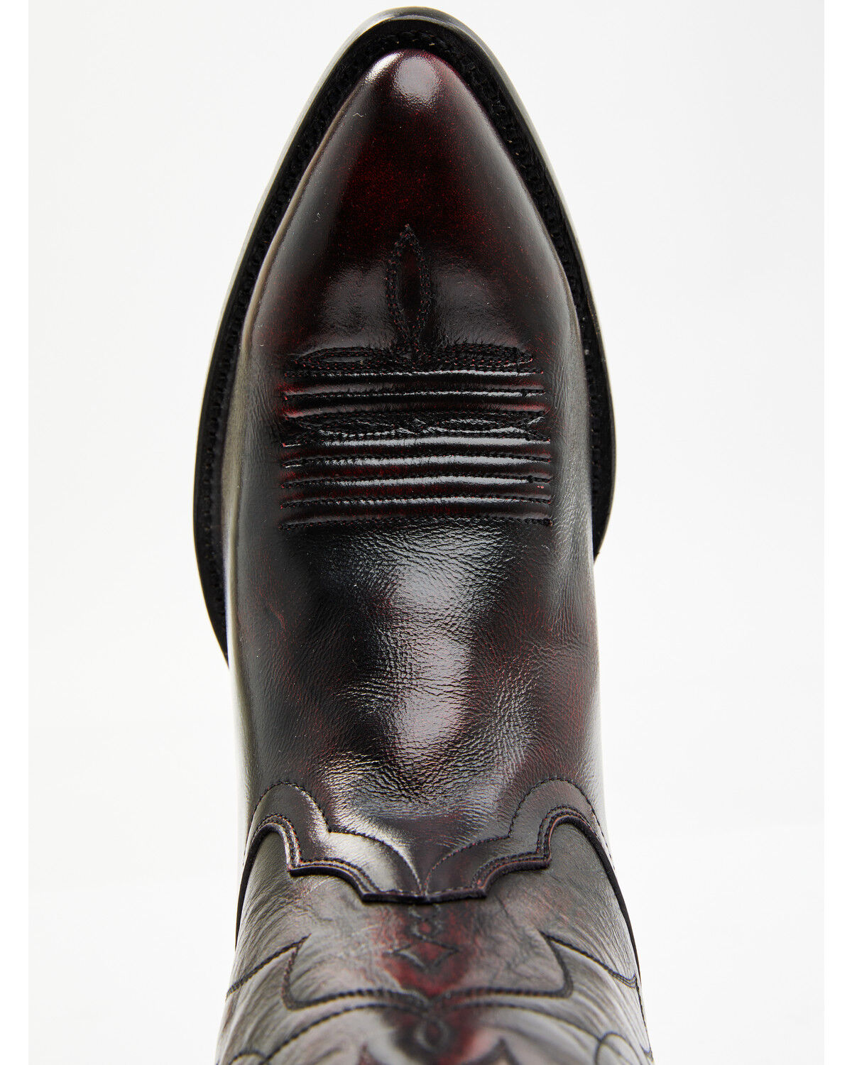 Image #6 - Cody James Men's Black Cherry Western Boots - Round Toe, Black Cherry, hi-res