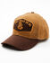 Image #1 - Cody James Men's Don't Tread On Me Oil Canvas Ball Cap, Brown, hi-res