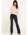 Eyeshadow Women's Fuzzy Sweatshirt , Pink, hi-res