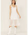 Image #1 - Sadie & Sage Women's Kailani Crochet Knit Midi Dress, Cream, hi-res