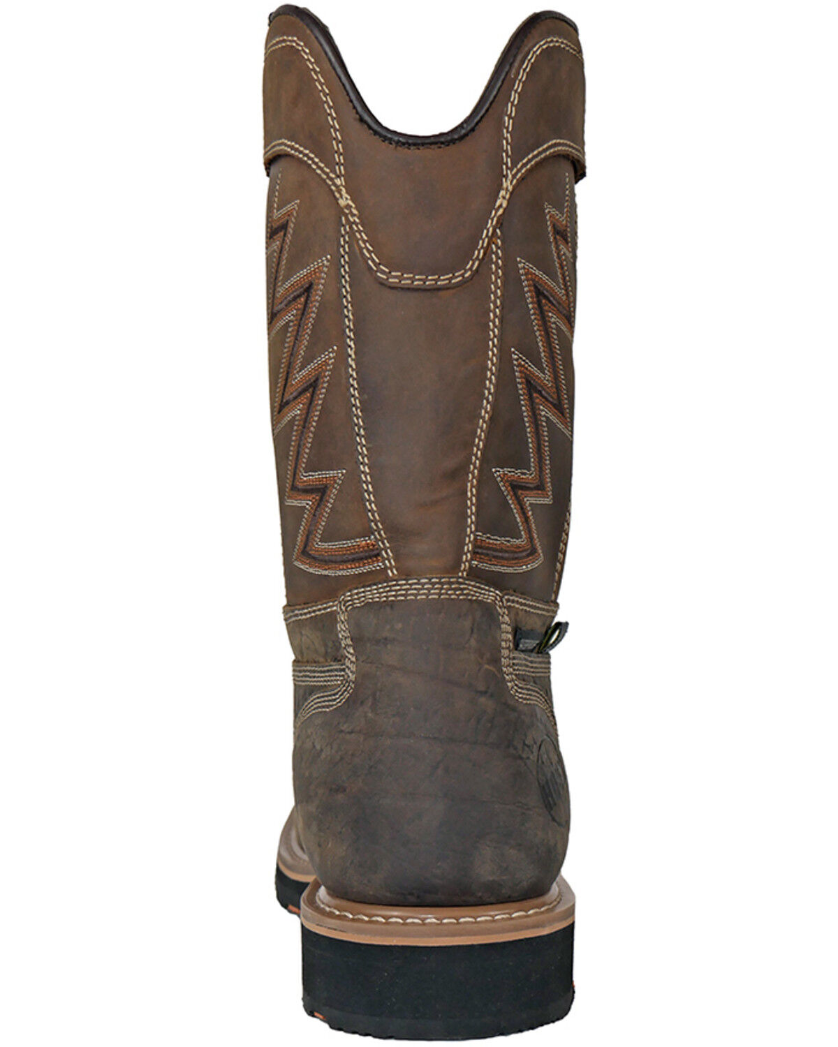 Image #5 - Hoss Men's Fracker Waterproof Metguard Wellington Work Boots - Composite Toe, Brown, hi-res