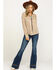 Stetson Women's Brown Leopard Print Button Down Top, Brown, hi-res