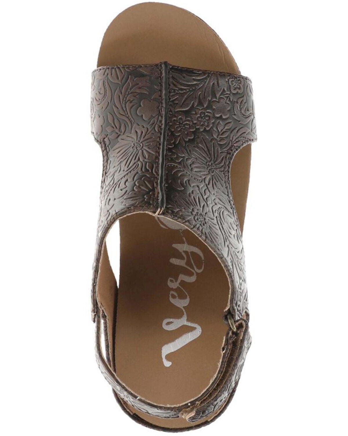 Image #5 - Very G Women's Isabella 3 Tooled Sandals, Brown, hi-res