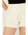 Image #2 - Free People Women's High Rise Free Reign Shorts , White, hi-res
