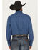 Image #4 - George Strait by Wrangler Men's Floral Print Long Sleeve Button-Down Stretch Western Shirt - Big, Blue, hi-res