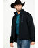 Image #1 - Cinch Men's Black Softshell Bonded Jacket, , hi-res