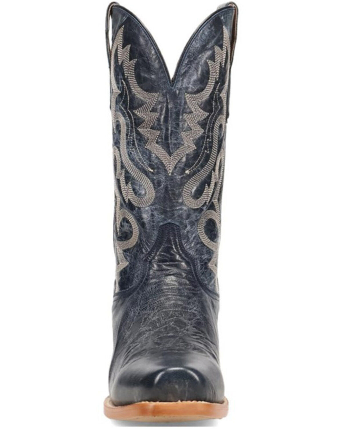 Image #4 - Dan Post Men's Calvin Tall Western Boots - Square Toe, Blue, hi-res