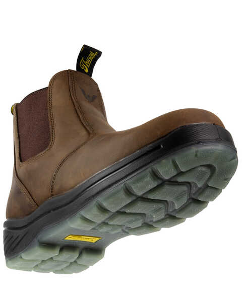 Image #2 - Thorogood Men's Thoro-Flex 6" Quick Release Work Boots - Composite Toe, Brown, hi-res