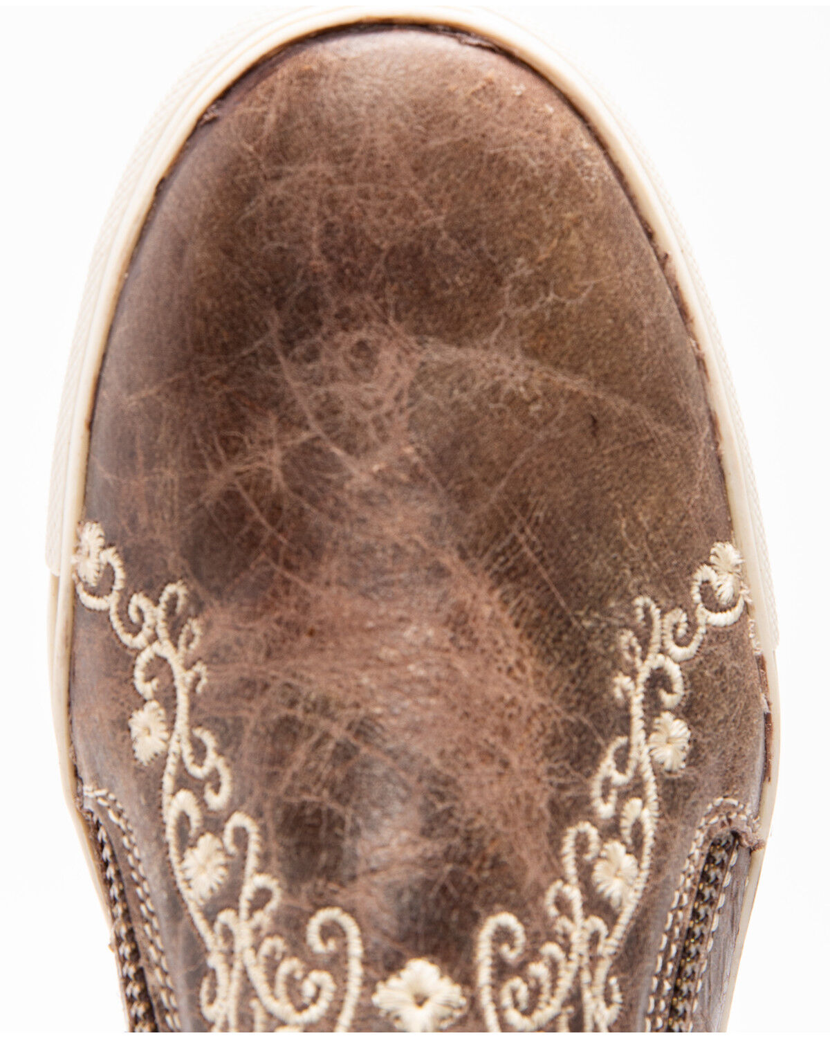 Image #6 - Corral Women's Bone Crater Inlay Embroidered Shoes, Brown, hi-res