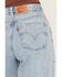 Image #4 - Levi's Women's Invested Indigo Light Wash Cinch Baggy Denim Jeans, Light Wash, hi-res