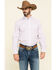 Ariat Men's Inman Small Geo Print Long Sleeve Western Shirt - Big , White, hi-res