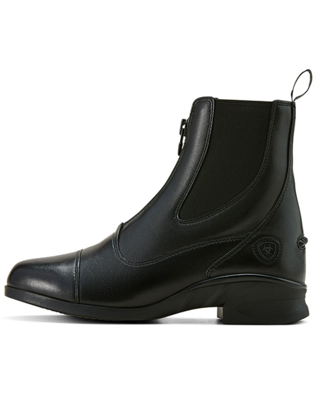 Image #2 - Ariat Women's Heritage Zip Paddock Boot - Round Toe, Black, hi-res