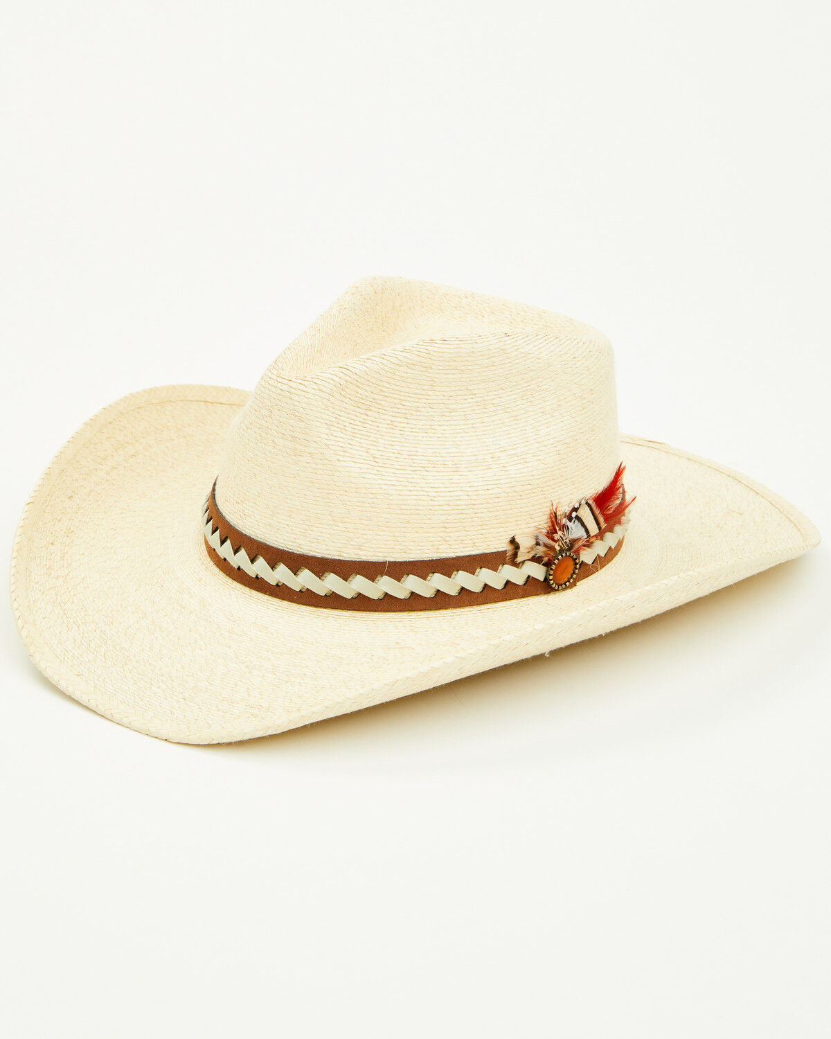 Image #1 - Charlie 1 Horse X Lainey Wilson Women's Road Runner Straw Cowboy Hat, Natural, hi-res