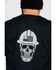 Image #5 - Ariat Men's FR Roughneck Skull Logo Crew Long Sleeve Work T-Shirt , Black, hi-res