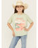 Image #1 - Wrangler Girls' Logo Desert Short Sleeve Graphic Tee, Green, hi-res