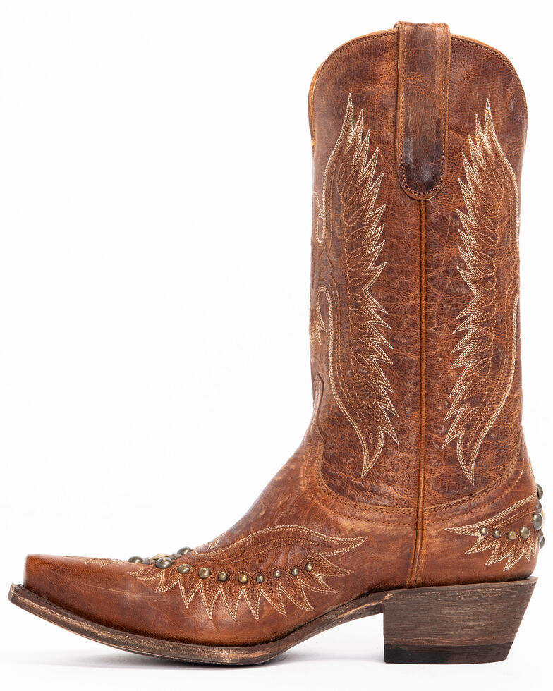 Idyllwind Women's Trouble Western Boots - Snip Toe, Brown, hi-res