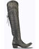 Image #2 - Lane Women's Lexington Leather Tall Western Boots - Snip Toe, Jet Black, hi-res