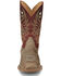 Image #4 - Justin Men's Pickett Western Boots - Broad Square Toe, Grey, hi-res