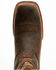 Image #6 - RANK 45® Men's Chief Western Performance Boots - Broad Square Toe, Brown, hi-res