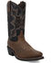 Image #1 - Laredo Men's Iron Ridge Performance Western Boots - Square Toe, Brown, hi-res