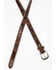 Shyanne Women's Snake Print Skinny Belt, Brown, hi-res
