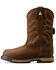 Image #2 - Ariat Women's 10" Riveter Pull-On BOA CSA Waterproof Boots - Composite Toe , Brown, hi-res