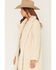 Image #2 - Becca Women's Sherpa Button Up Coat, Ivory, hi-res