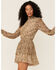 Image #1 - Show Me Your Mumu Women's Glitter Python Russo Ruffle Dress, Multi, hi-res