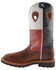 Image #3 - Twisted X Men's Texas Flag Lite Western Work Boots - Steel Toe - Extended Sizes, Multi, hi-res