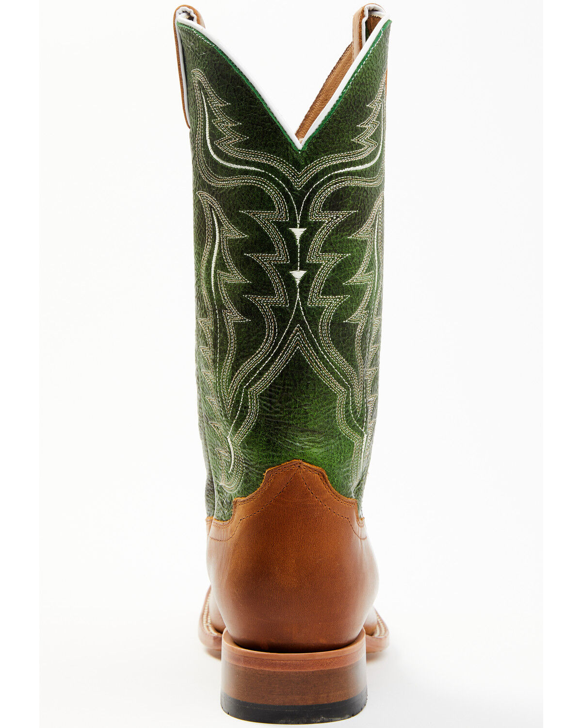 Image #5 - Cody James Men's Peridot Green Leather Western Boots - Broad Square Toe, , hi-res