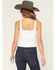 Image #4 - Rock & Roll Denim Women's Buckle Tank Top, White, hi-res