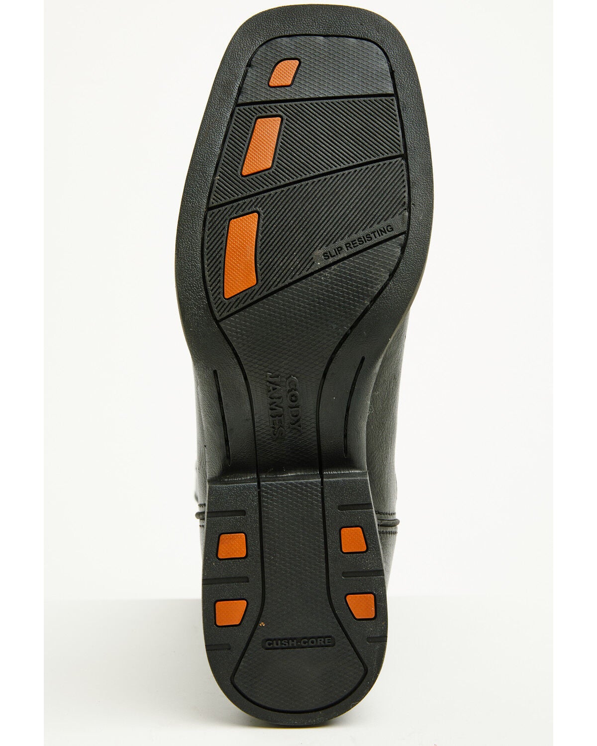 Image #7 - Cody James Cush Core&reg; Men's Kingpin Performance Western Boots - Broad Square Toe, Black, hi-res
