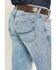 Image #4 - Ariat Men's M5 Randy Light Wash Straight Denim Jeans - Big, Light Wash, hi-res
