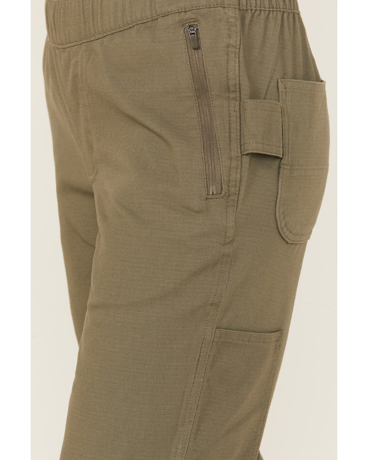 Image #2 - Carhartt Women's Force Relaxed Fit Ripstop Work Pants, Olive, hi-res