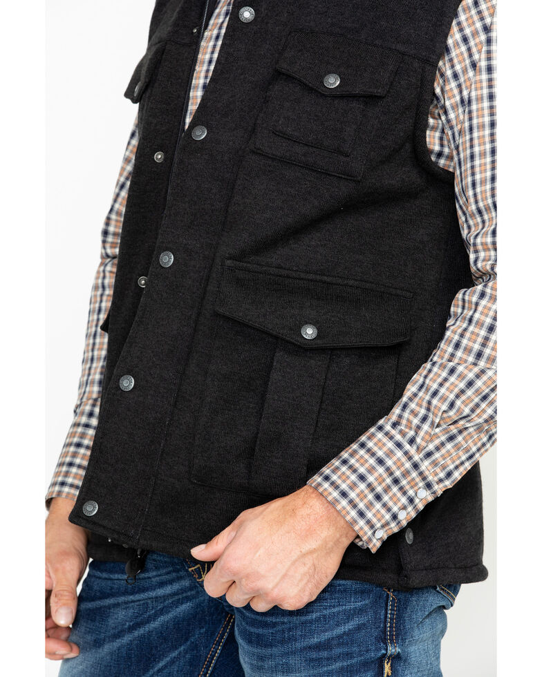 Outback Trading Co. Men's Reid Softshell Vest , Black, hi-res
