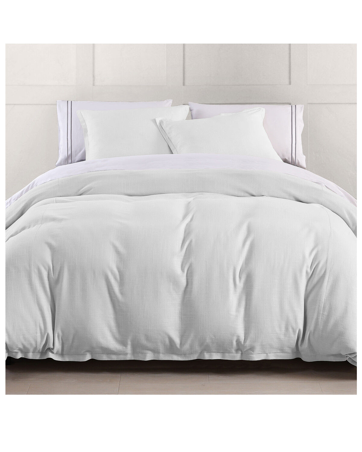 Image #1 - HiEnd Accents Hera King Duvet Set - 3 Piece, Grey, hi-res