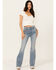 Image #1 - Idyllwind Women's Foster Embroidered Medium Wash High Rise Bootcut Denim Jeans, Medium Wash, hi-res
